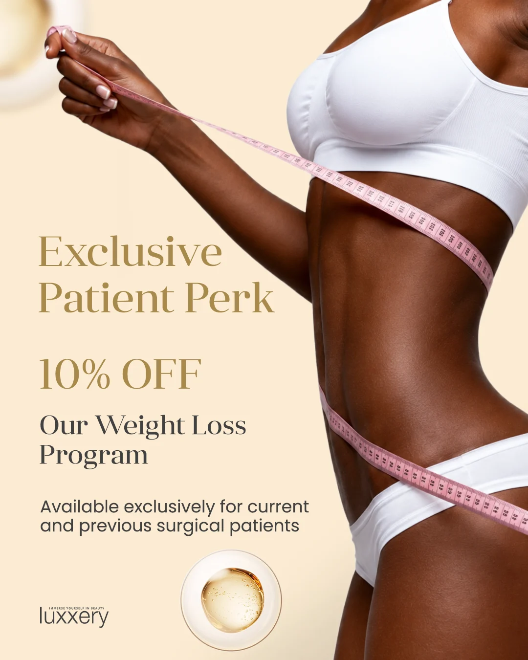 Exclusive Patient Perk — 10% off our Weight Loss Program