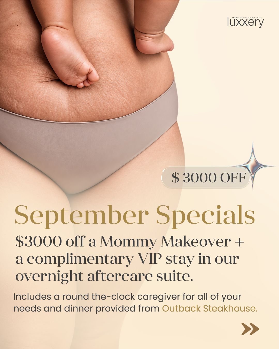 Mommy Makeover — $3,000 off plus complimentary VIP overnight stay