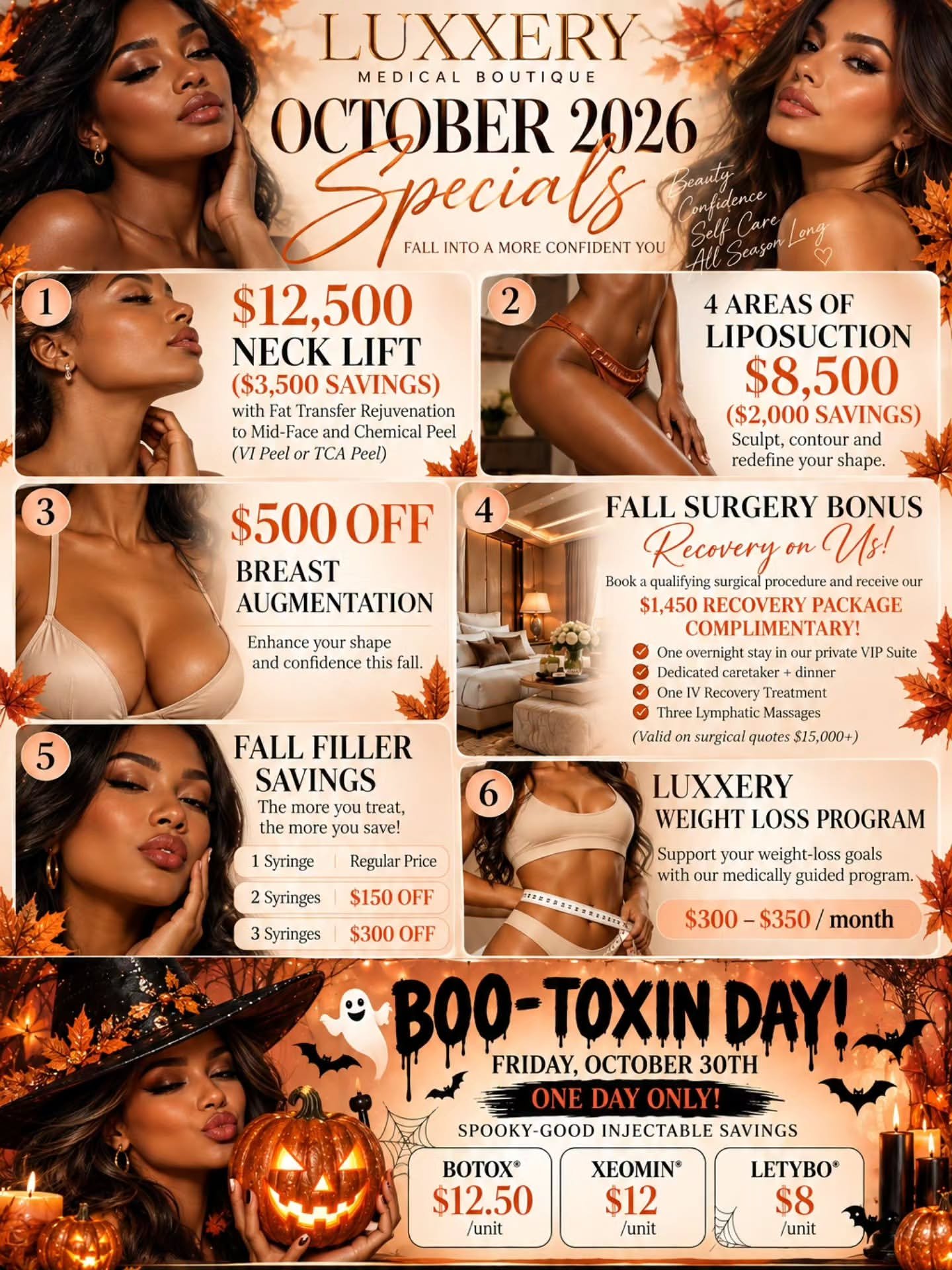 Luxxery October 2026 Specials